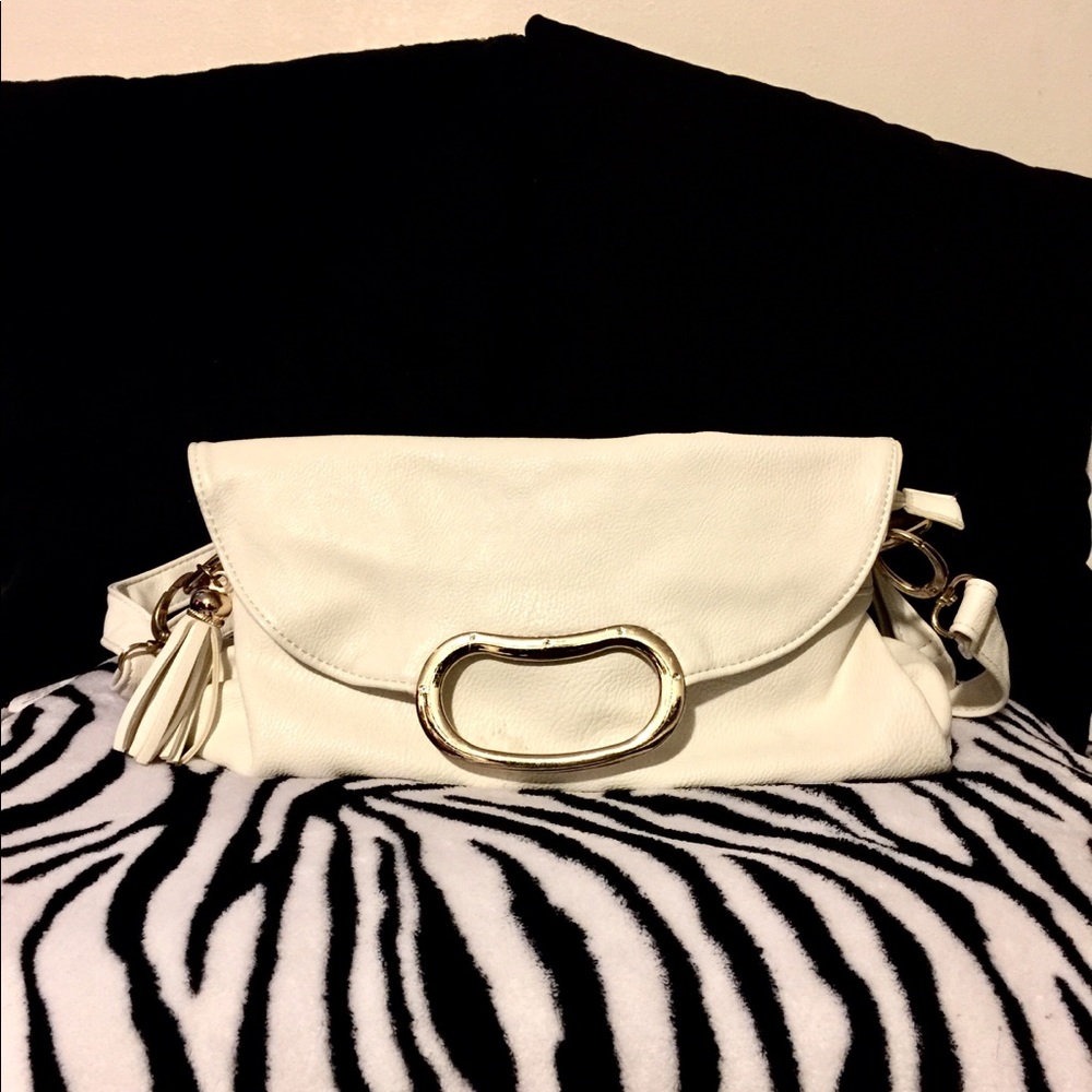 White & Gold Bag
